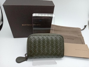 BOTTEGA VENETA イントレチャート コインケース カーキ モスグリーン 保存袋・箱付 ボッテガヴェネタ