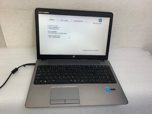 hp probook 450 g1 core i5-4200u メモリ4GB　bios 確認ジャンク品