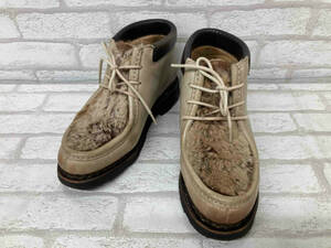 PARABOOT 52325 パラブーツ レザーシューズ ショートブーツ ボア ベージュ レディース サイズ4