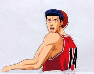 スラムダンク SLAM DUNK セル画 三井寿 動画貼り付き 湘北 井上雄彦