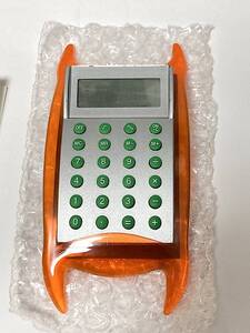 電卓 オレンジ HI jumping calculator オシャレ デザイン 事務用品