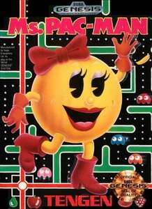 送料無料 北米版 海外版メガドライブ ミズ・パックマン GENESIS Ms. Pacman ジェネシス 