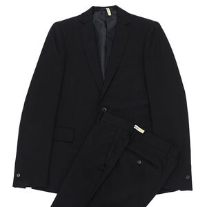 164222 美品 CREATORS CUT by RING JACKET with ATTACHMENT/スーツ 【サイズ：0/1】 ブラック 無地 伊勢丹メンズ購入 アタッチメント