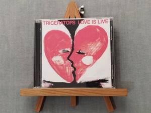 2531b 即決有 中古CD 【DVD付き初回生産限定盤】 帯無し TRICERATOPS 『Love Is Live』 トライセラトップス 11年リリース初ライヴ盤 和田唱