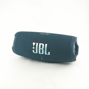 JBL Charge5 Bluetoothスピーカー USED美品 ワイヤレス ポータブル 防水防塵 IP67 ジェイビーエル ブルー 完動品 S V0414