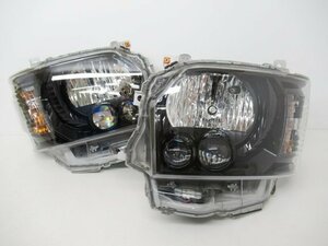 インナーブラック仕様 ハイエース 200系 純正 LED ヘッドライト 左右 KOITO 26-137 (n088682)