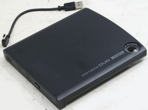 IODATA DVRP-U8SLEBK■USB2.0外付けDVDドライブ■