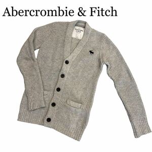 Abercrombie & Fitch アバクロンビー&フィッチ カーディガン ニット 長袖 メンズ M グレー