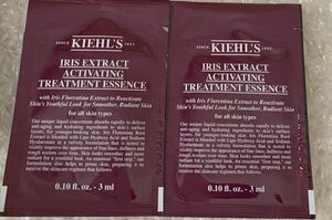 KIEHL’S キールズ　IRS エッセンス　ローション　化粧水　サンプル　2包