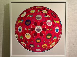 ☆村上隆(Takashi Murakami)「お花ボール(3D)Red Cliff」☆真作保証☆現代美術家☆芸術選奨文部科学大臣賞☆東京芸術大学☆村上裕二☆