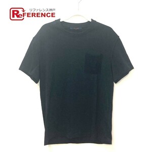 LOUIS VUITTON ルイヴィトン 22SS ハードクロッチLVポルカドット メッシュ アパレル トップス 半袖Ｔシャツ ブラック メンズ.【中古】