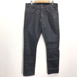 美シルエット☆【GAP】ギャップ デニム ジーンズ ジーパン パンツ スリム スキニー テーパード アメカジ 古着 ブラック メンズ 79 /Y8061ii