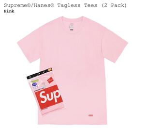 【国内正規】 Supreme /Hanes Tagless Tees (2 Pack) ヘインズ