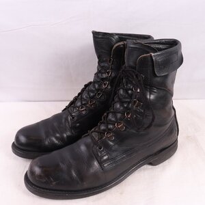 80’s ADDISON SHOE 12 R / ～30.0cm 位 茶芯 USA製 ミリタリーブーツ アメリカ製 usarmy usアーミー コンバット ブーツ 中古 古着 eb1507