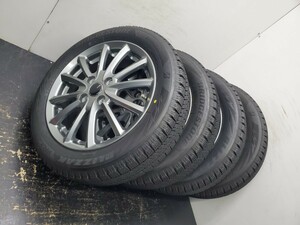 165/60R15 スタッドレス 冬タイヤ ブリヂストン VRX2 バリ溝 21年式 15インチ 4.5J ハスラー 送料無料 条件付き T2290