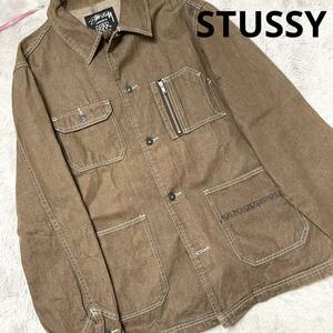 00s STUSSY coveralls cohre jacket カバーオール　ジャケット　ステューシー　y2k