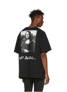 正規美品 19SS OFF-WHITE c/o VIRGIL ABLOH オフホワイト モナリザ Tシャツ M