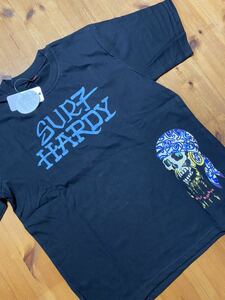 ★ ED HARDY エドハーディ　プリント半袖Tシャツ　黒　　M 新品　SURF HARDY 2728