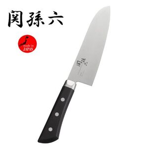 送料300円(税込)■vc644■(0725)貝印 関孫六 ほのか三徳包丁 165mm 左右兼用(AB-5427) 日本製【シンオク】