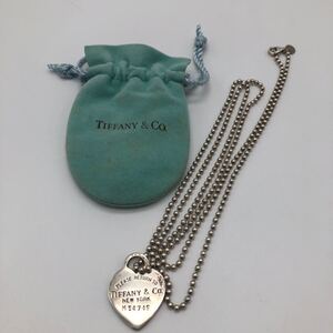 TIFFANY&Co. ティファニー ロングネックレス リターントゥ ハート シルバー925 アクセサリー P180