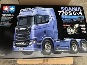 絶版 新品/未組立 タミヤ 1/14RC スカニア 770 S 6x4 電動RC TAMIYA scania ビッグトラックシリーズ トレーラーヘッド big trailer 