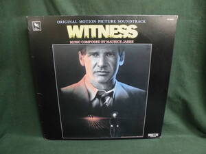 O.S.T.モーリス・ジャールMAURICE JARRE/刑事ジョン・ブック　目撃者WITNESS●LP