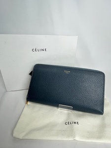 最終値下げ！ CELINE セリーヌ ラージジップウォレット ラウンドファスナー 長財布 レディース