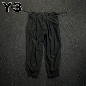 Y-3 tech wool wide pants yohji yamamoto adidas comme des garcons homme plus y’s issey miyake men japanese label ワイスリー ヨウジ