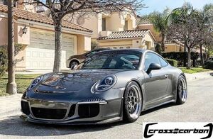 ◆ポルシェ 991カレラ用GT3タイプハーフカーボンフロントバンパーセット/C2S/GTS/GT3/ハーフカーボンタイプ/PORSCHE