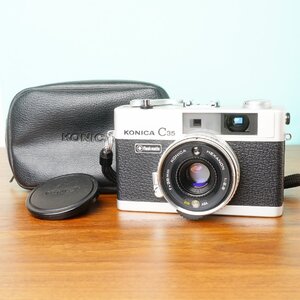 [美品] 完動品◎KONICA C35 Flash matic フィルムカメラ #687