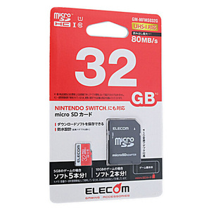 【ゆうパケット対応】ELECOM エレコム microSDHCメモリーカード GM-MFMS032G 32GB [管理:1000020181]