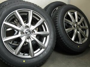 ■タイヤ新品■アルミ付きスタッドレス 2023年製 BS BLIZZAK VRX2 185/60R16 4本■フィットGS.GR5678/E13ノート/MAZDA2/アクア他■