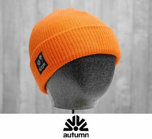 【新品:送料無料】24 AUTUMN LABEL BEANIE - ORANGE オータム ニット帽 スノーボード 帽子