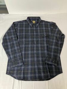 GREENCLOTHING グリーンクロージング　WOOL ウールフランネルシャツ Lサイズ 未使用