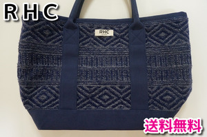 RHC Rom Herman(ロンハーマン）豊洲店オープン記念限定トート 紺 Tote Bag/トートバッグ