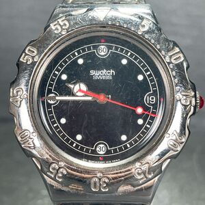 SWATCH スウォッチ IRONY アイロニー SCUBA スクーバ LAVA ROCK YDS401 腕時計 アナログ クオーツ 3針 新品電池交換済み 動作確認済み