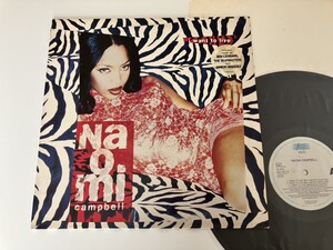 Naomi Campbell / I Want To Live 5トラック12inch SONY EU 661191-6 95年リリースナオミ・キャンベルJunior VasquezBeatmasters