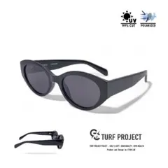 TURF PROJECT 偏光サングラス レディース　黒 グレー