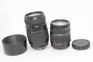 No.0093-1403◆レンズ2点まとめ売り◆TAMRON 28-300mm キヤノン用 A061・70-300mm ペンタックス用 A17