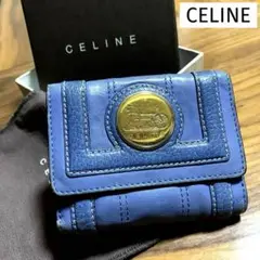 CELINE セリーヌ コンパクトウォレット Wホック 二つ折り財布