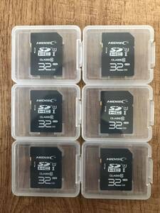 値引き！(お買い得) SDカード 32GB【6個セット】