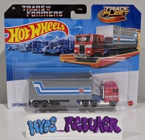 Hot Wheels 1:64 2024 Track Fleet Transformers Optimus Prime JFF66 海外 即決