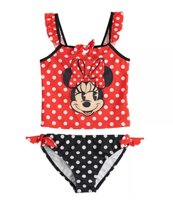 USA購入★★ ミニーマウス ミニーちゃん セパレート水着 サイズ5/6 110 未使用品 ★★ Minnie Mouse Girls Swim