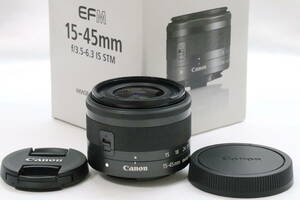 キヤノン Canon EF-M15-45mm F3.5-6.3 IS STM グラファイト ＃27633