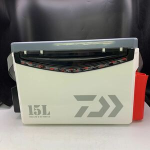 6-11-55■ ダイワ　クーラーボックス　GU1500X LS ロッドフォルダー付 日本製 15L cool line 中古現状品