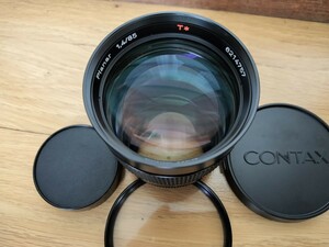 コンタックス Contax Carl Zeiss Planar 85mm f/1.4 T* AEG カメラレンズ！☆１円～売り切り！！☆