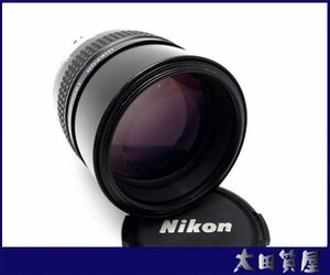 17)質屋出品☆Nikon ニコン Ai-S NIKKOR 105mm F1.8 Mマニュアルレンズ 単焦点 大口径中望遠レンズ 中古 カビ有☆1円～売切り