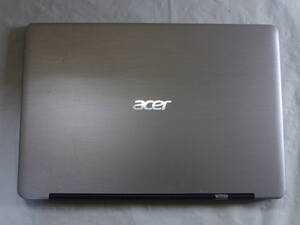 ②ノートパソコン　●acer　MS2346　Aspire S3 series　HDDなし　ジャンク