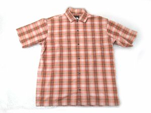 ■◆ THE NORTHFACE NT20101 ノースフェイス　チェックシャツ　Lサイズ　ショートスリーブ　半袖シャツ