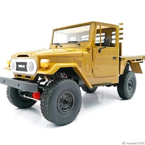 WPL C44KMメタルエディションアンアセンブルキット1 16 4WDモーターサーボ搭載RCカー uz-622